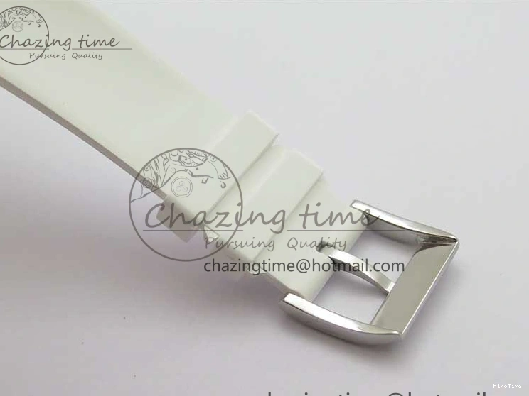 MiroTime 0123 Submariner Phantomlab Transparent KZF Best Edition Blue Fruit Dial on White Rubber Strap VR Classic 2563